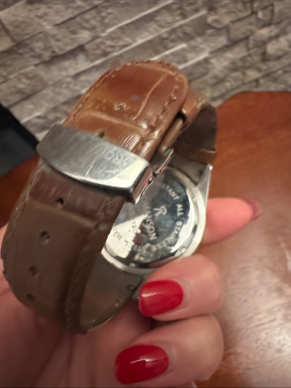 Men’s Silver Dial Brown Leather Strap Watch - Picture 6 of 10